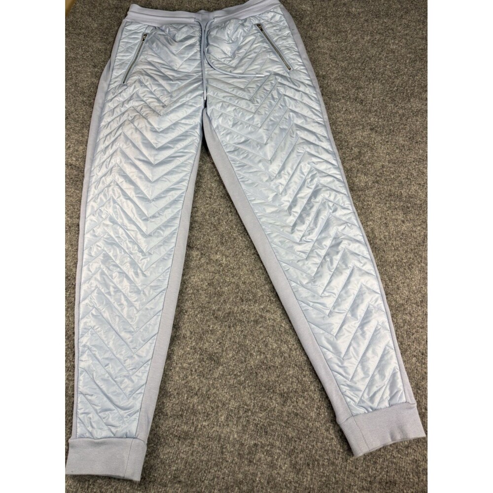 Athleta Après Ski Down Quilted Jogger Pants Women’s Size 4 – Heron Blue – Warm
